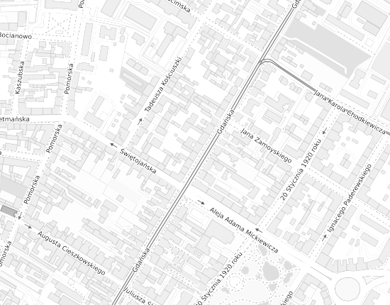 Mapa z adresem organizacji