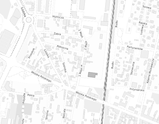 Mapa z adresem organizacji