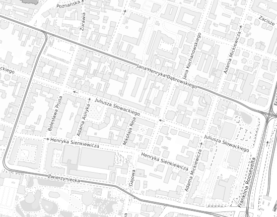 Mapa z adresem organizacji