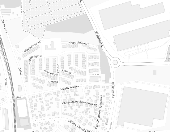 Mapa z adresem organizacji