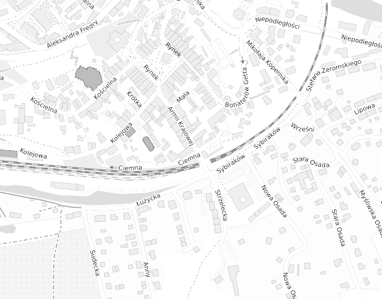 Mapa z adresem organizacji