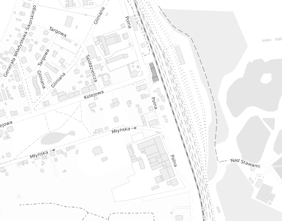 Mapa z adresem organizacji