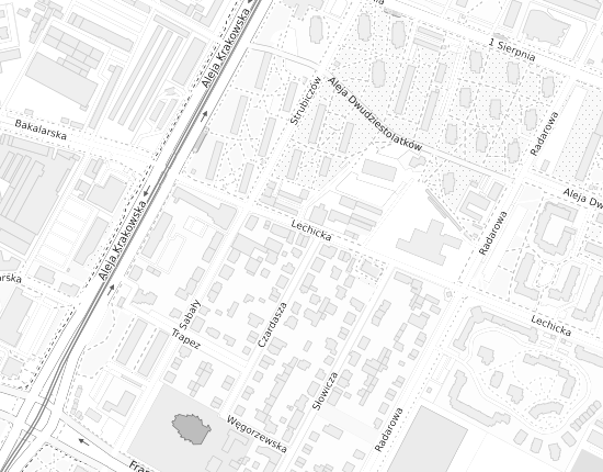 Mapa z adresem organizacji