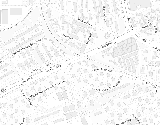 Mapa z adresem organizacji