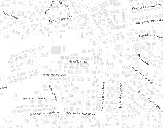 Mapa z adresem organizacji