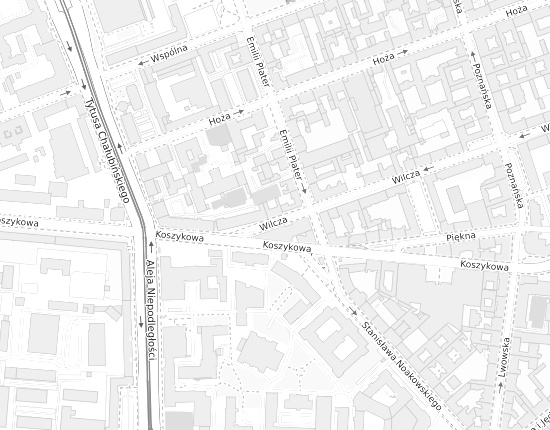 Mapa z adresem organizacji