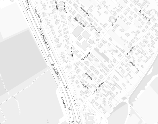 Mapa z adresem organizacji