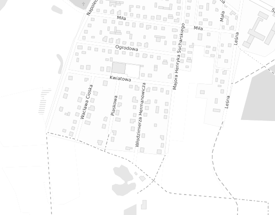 Mapa z adresem organizacji