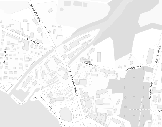 Mapa z adresem organizacji