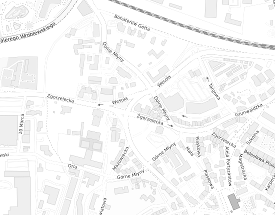 Mapa z adresem organizacji