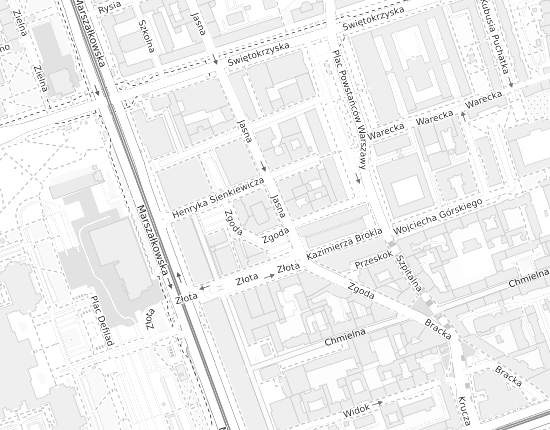 Mapa z adresem organizacji
