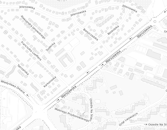 Mapa z adresem organizacji