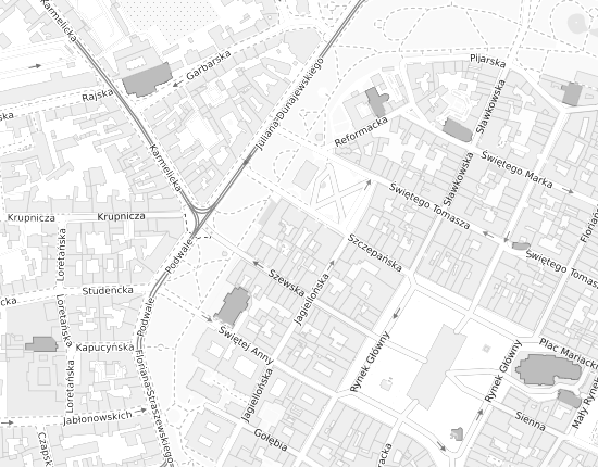 Mapa z adresem organizacji