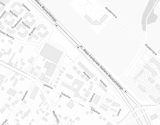 Mapa z adresem organizacji