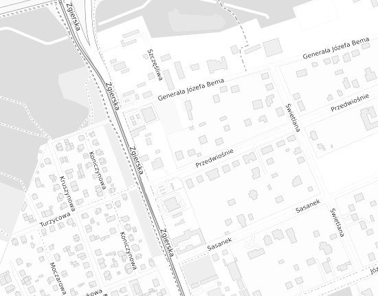 Mapa z adresem organizacji