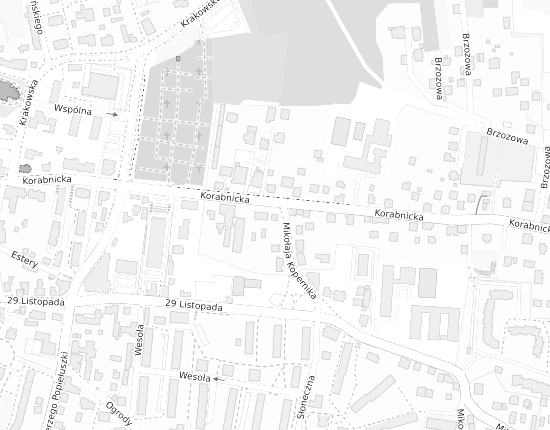 Mapa z adresem organizacji
