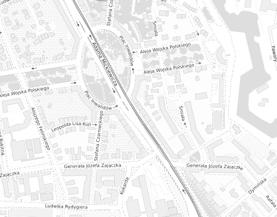 Mapa z adresem organizacji