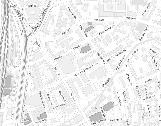 Mapa z adresem organizacji