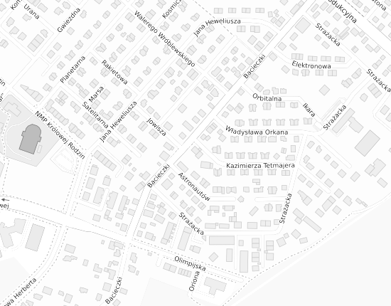 Mapa z adresem organizacji
