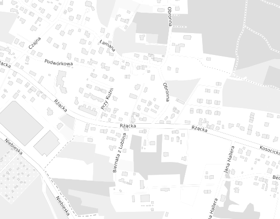Mapa z adresem organizacji