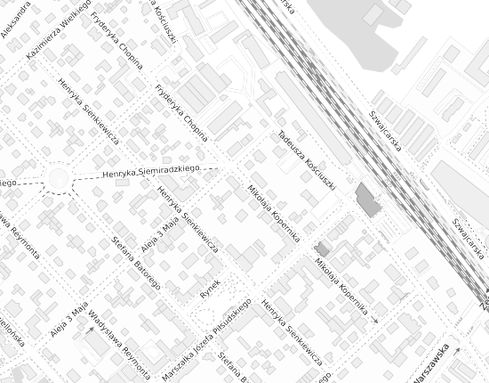 Mapa z adresem organizacji