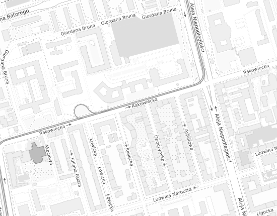 Mapa z adresem organizacji