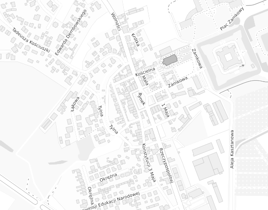 Mapa z adresem organizacji