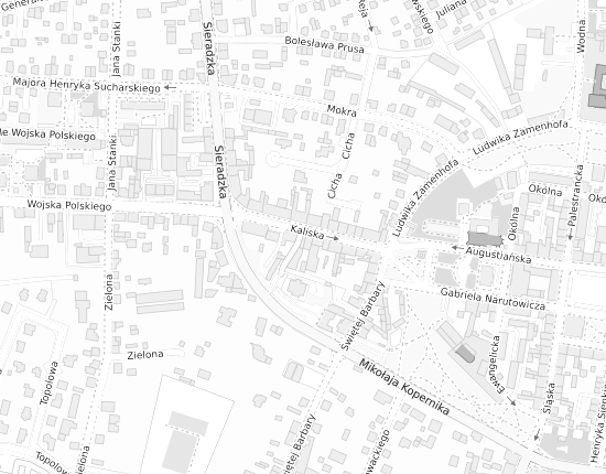 Mapa z adresem organizacji
