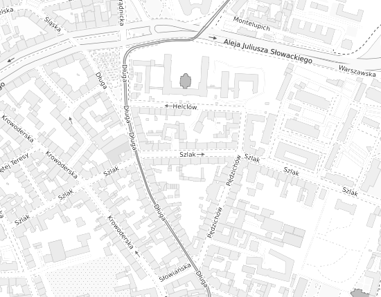 Mapa z adresem organizacji
