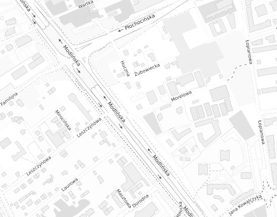 Mapa z adresem organizacji