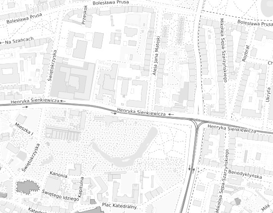 Mapa z adresem organizacji