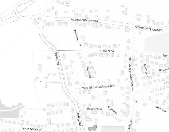 Mapa z adresem organizacji