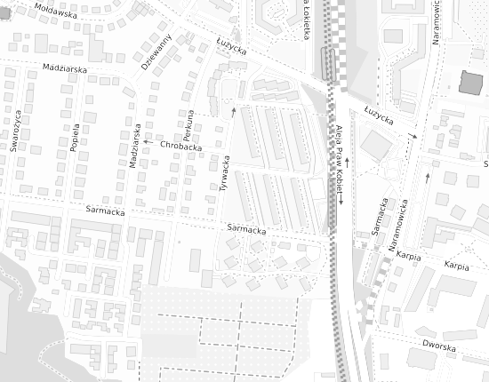 Mapa z adresem organizacji