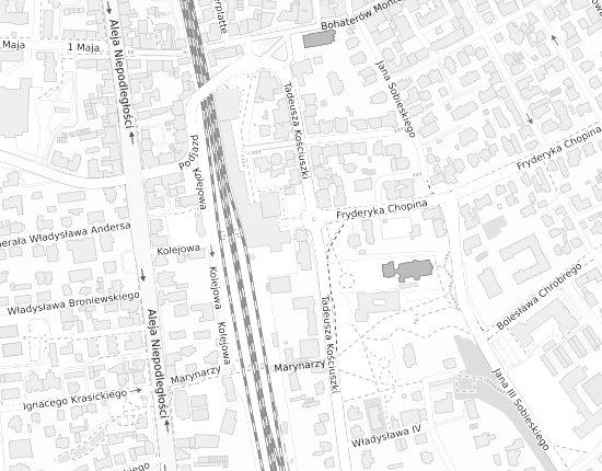 Mapa z adresem organizacji