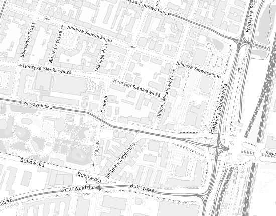 Mapa z adresem organizacji