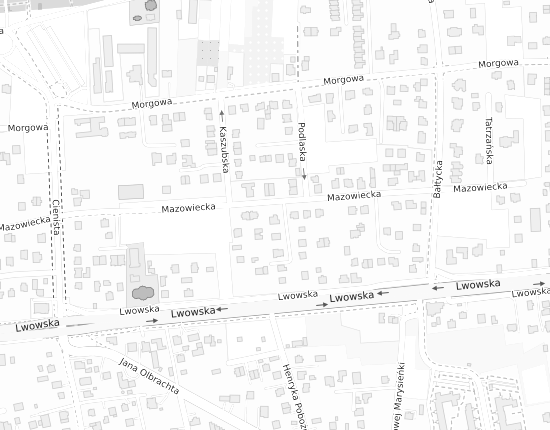Mapa z adresem organizacji