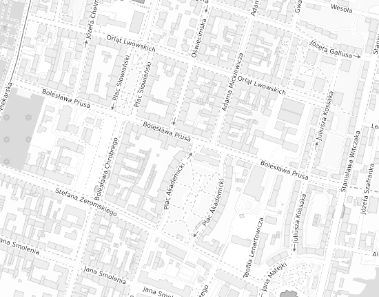 Mapa z adresem organizacji