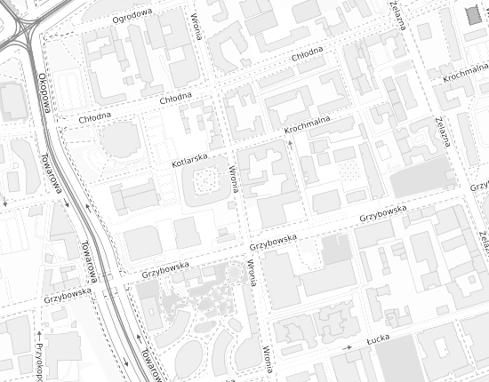 Mapa z adresem organizacji