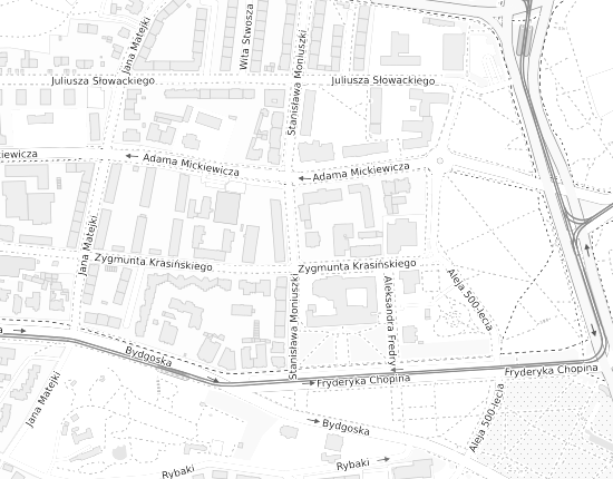 Mapa z adresem organizacji