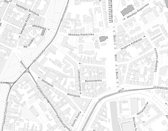 Mapa z adresem organizacji