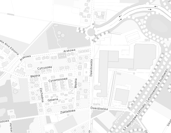 Mapa z adresem organizacji