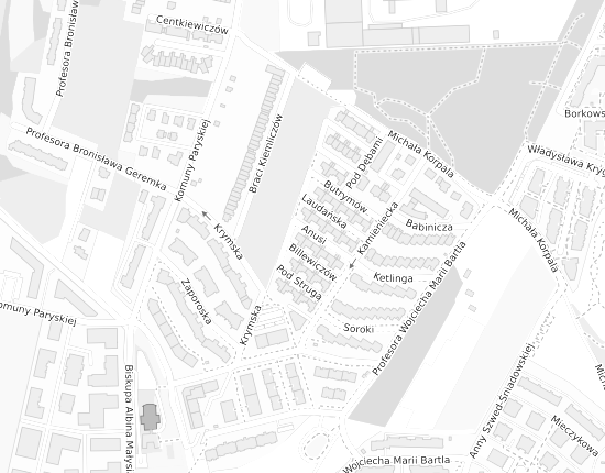 Mapa z adresem organizacji