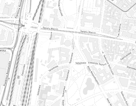 Mapa z adresem organizacji
