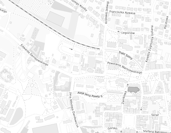 Mapa z adresem organizacji