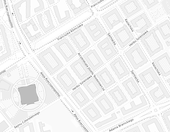 Mapa z adresem organizacji