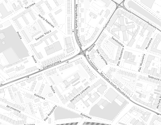 Mapa z adresem organizacji