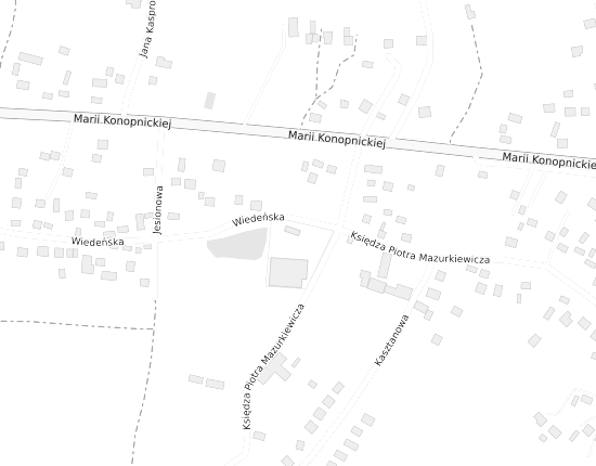 Mapa z adresem organizacji