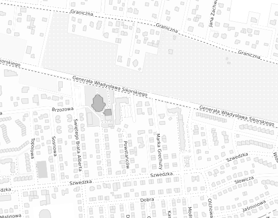 Mapa z adresem organizacji