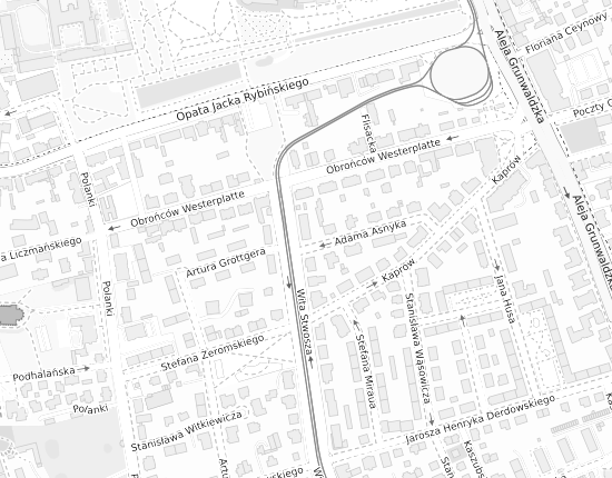 Mapa z adresem organizacji