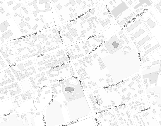 Mapa z adresem organizacji